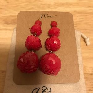 Jcrew Sequined Earrings